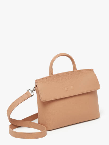 Cross Body Tas Calie Leder Nathan baume Bruin nathan 19 ander zicht 2