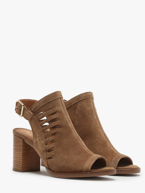 Enkellaarsjes Met Hak Liset Uit Leder Alpe Bruin women 50981101 ander zicht 2