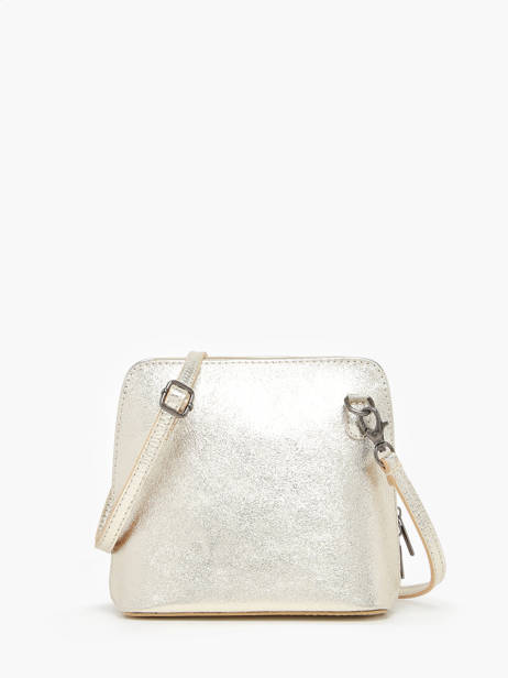 Cross Body Tas Nine Leder Milano Goud nine NI23117N