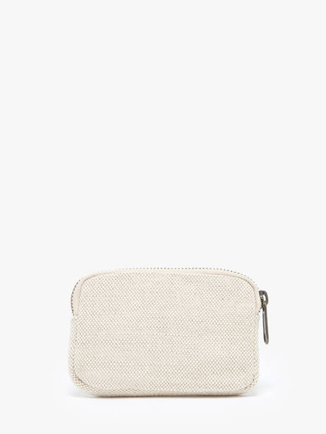 Portemonnee Hindbag Beige jute JU ander zicht 2