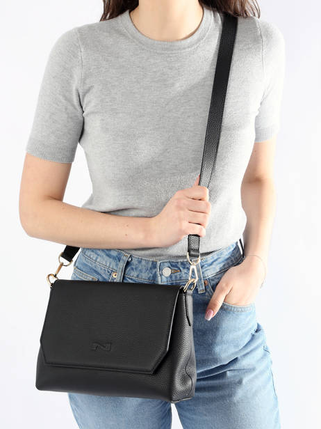 Cross Body Tas Tycia Leder Nathan baume Zwart victoria 89 ander zicht 1