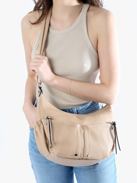 Cross Body Tas Pocket Miniprix Beige pocket 19204 ander zicht 1
