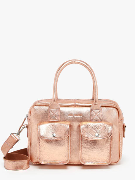 Cross Body Tas Vintage Leder Paul marius Roze vintage LEDANDYS
