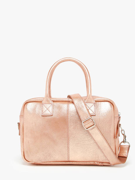 Cross Body Tas Vintage Leder Paul marius Roze vintage LEDANDYS ander zicht 4