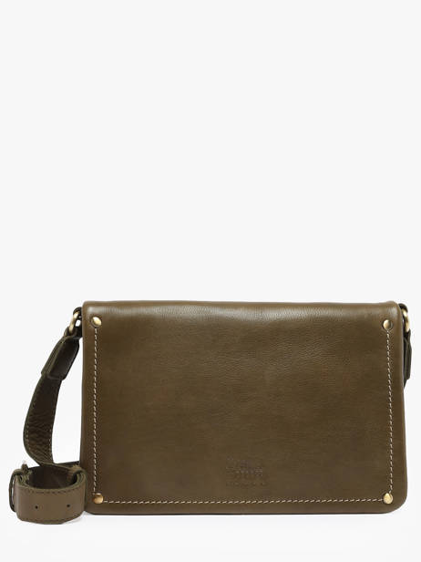 Cross Body Tas Boston Leder Basilic pepper Groen boston BBOS01