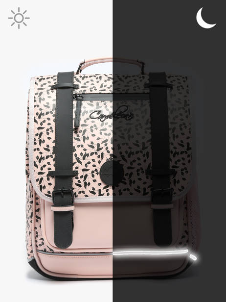 Rugzak Vintage North 2 Compartimenten Cameleon Roze vintage north 28349-22 ander zicht 7