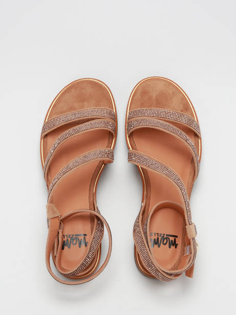 Sandalen Uit Leder Mam'zelle Bruin women CSG2Q25 ander zicht 4