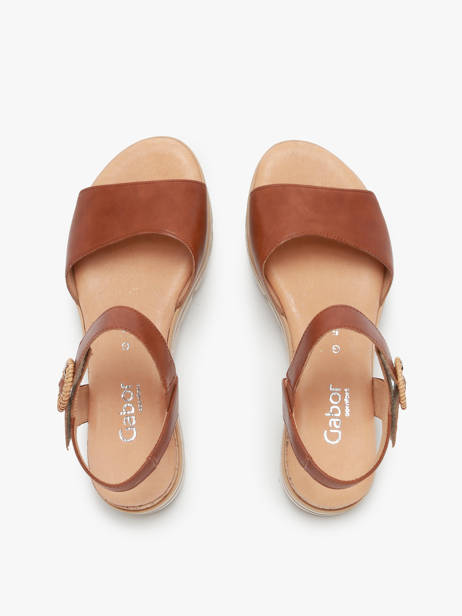 Sandalen Uit Leder Gabor Groen women 53 ander zicht 3
