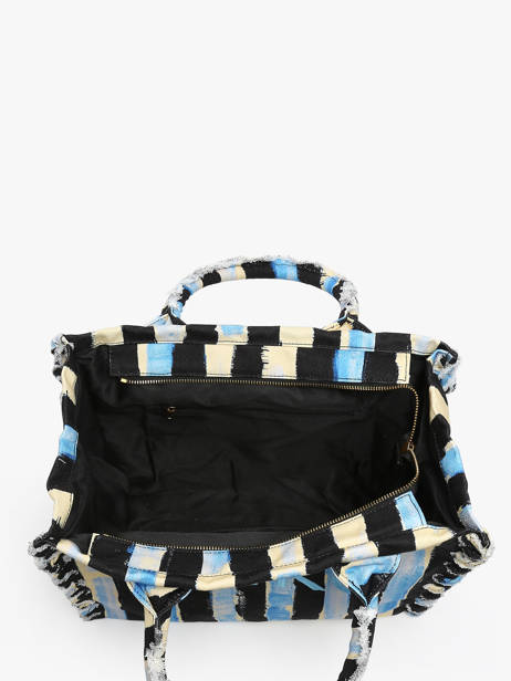 Schoudertas Logo Shopper Katoen Pinko Veelkleurig logo shopper A0PZ ander zicht 3