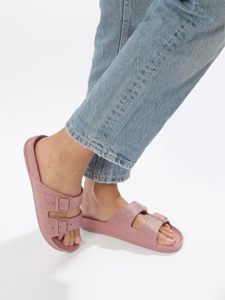 Slippers Carioca Cacatoes Roze women CARIOCA ander zicht 2