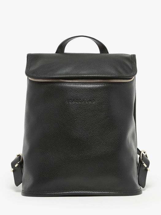 Longchamp Le foulonné Rugzak Zwart