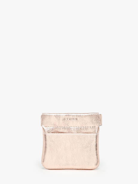 Portemonnee Etincelle Irisée Leder Etrier Goud etincelle irisee EETI5005