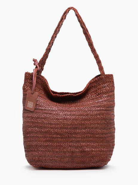 Schoudertas Heritage Leder Biba Bruin heritage RUB1L