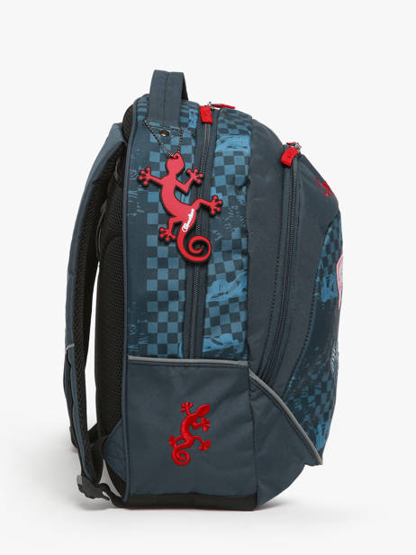 Rugzak 2 Compartimenten Cameleon Blauw actual SD39 ander zicht 2