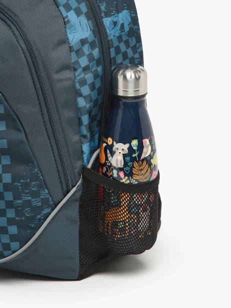 Rugzak 2 Compartimenten Cameleon Blauw actual SD39 ander zicht 5