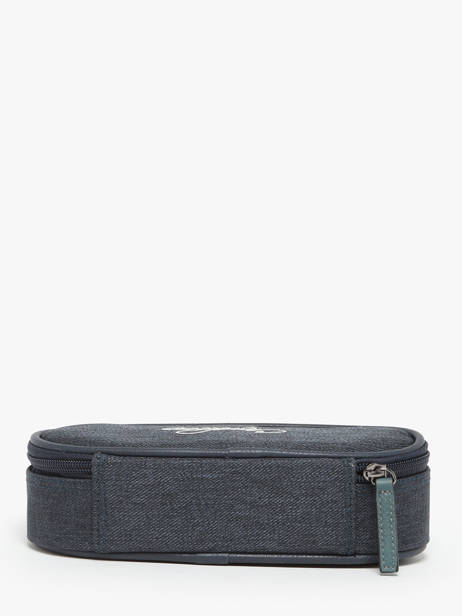 Pennenzak 1 Compartiment Cameleon Blauw vintage urban PLUM ander zicht 2