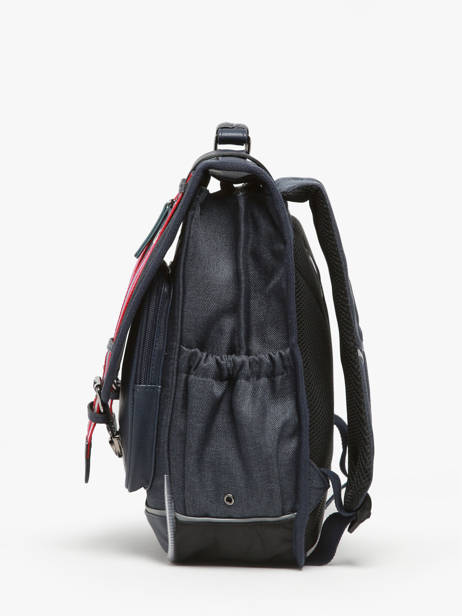 Rugzak Vintage Urban 2 Compartimenten Cameleon Blauw vintage urban SD39 ander zicht 3