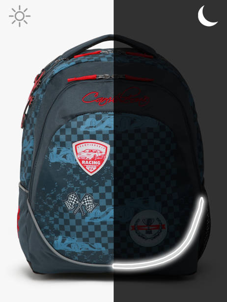 Rugzak 2 Compartimenten Cameleon Blauw actual SD39 ander zicht 7