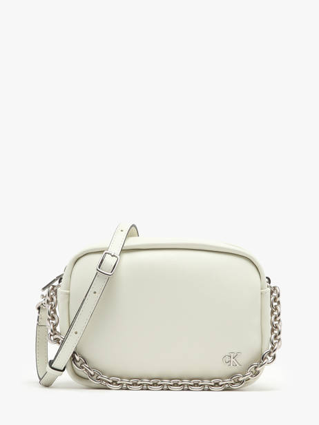 Cross Body Tas Monochain Gerecycleerd Polyester Calvin klein jeans Beige monochain K611949