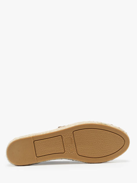 Espadrilles Uit Leder Colors of california Bruin women HCESPA10 ander zicht 4