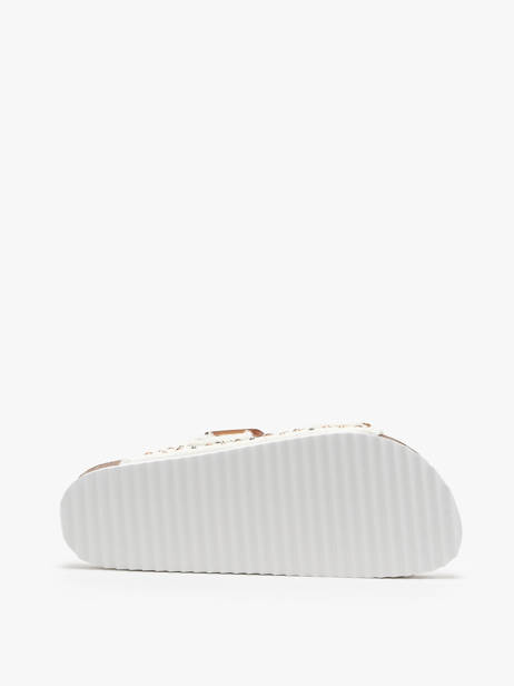 Slippers Fusbett Colors of california Wit accessoires HCBIO406 ander zicht 4