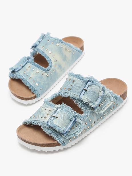 Slippers Fusbett Colors of california Wit women HCBIO406 ander zicht 2