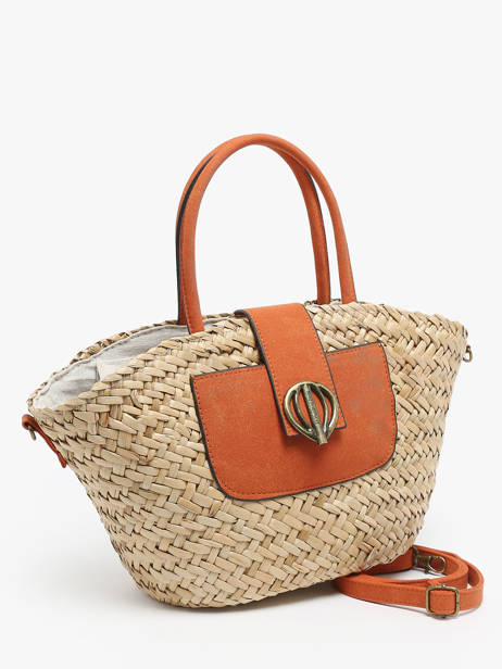 Handtas Panier Papier Le voyage en panier Oranje panier PM765 ander zicht 2