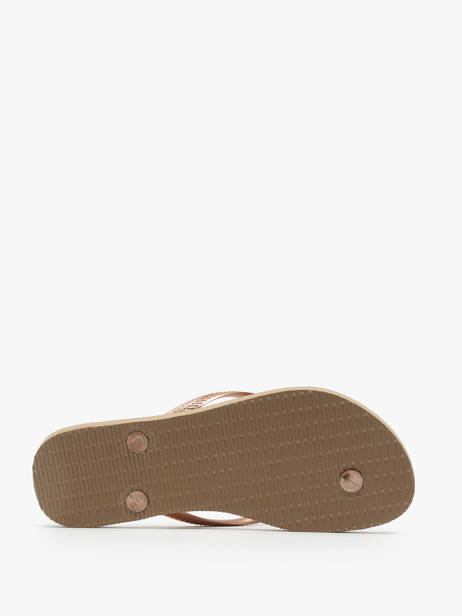 Teenslippers Havaianas Beige women 41455651 ander zicht 2