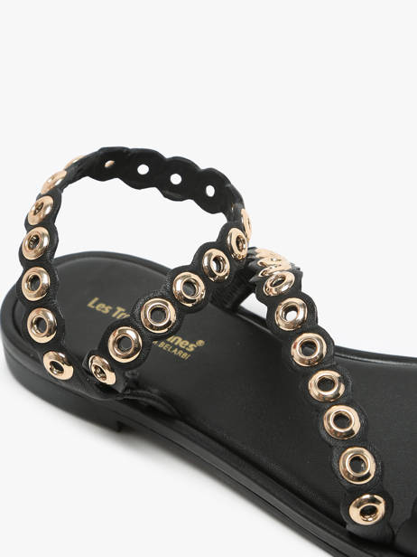 Sandalen Uit Leder Les tropeziennes Zwart women OBALINA ander zicht 1