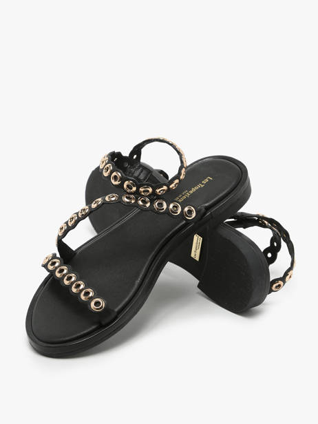 Sandalen Uit Leder Les tropeziennes Zwart women OBALINA ander zicht 3