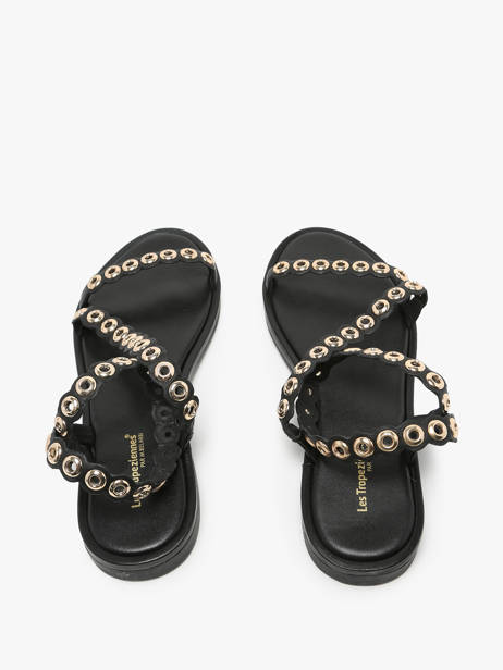 Sandalen Uit Leder Les tropeziennes Zwart women OBALINA ander zicht 4