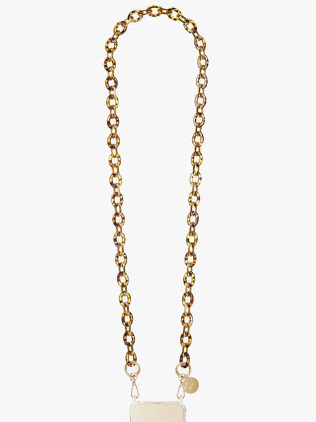 Ketting Voor Telefoonhoesje La coque francaise Bruin chaine LE314113 ander zicht 2
