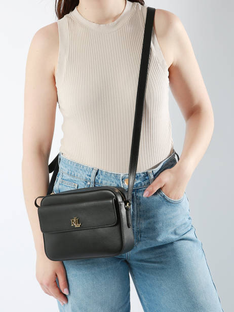 Cross Body Tas Dryden Leder Lauren ralph lauren Zwart dryden 31926645 ander zicht 1