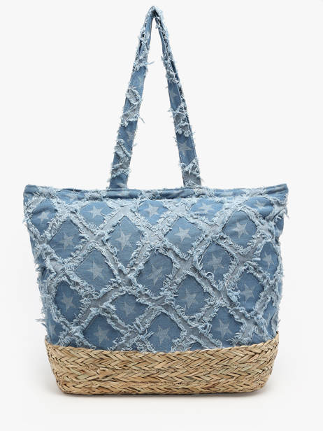 Schoudertas Saint Barth Katoen Miniprix Blauw saint barth B475