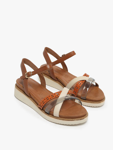 Sandalen Uit Leder Tamaris Bruin women 42 ander zicht 2