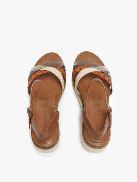 Sandalen Uit Leder Tamaris Bruin women 42 ander zicht 3