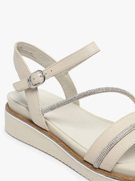 Sandalen Uit Leder Tamaris Beige women 42 ander zicht 1