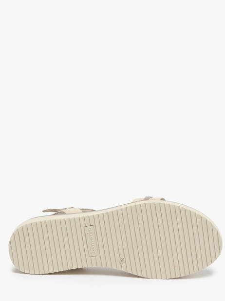 Sandalen Uit Leder Tamaris Beige women 42 ander zicht 4