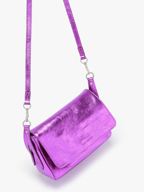 Cross Body Tas Diane S Bonbon Leder Paul marius Roze bonbon DIANSBON ander zicht 2