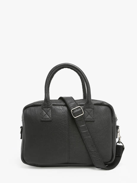 Cross Body Tas Argento Leder Paul marius Zwart argento DANDSARG ander zicht 4