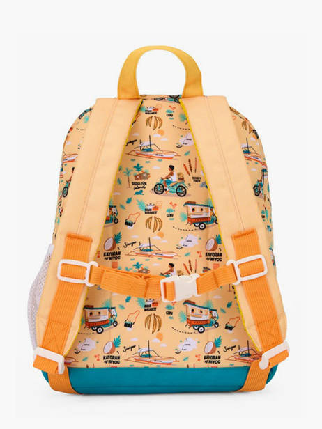 Rugzak Hello hossy Oranje cool kids 5 ander zicht 4