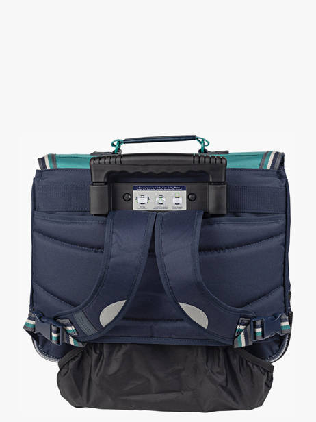 Boekentas Op Wieltjes 2 Compartimenten Tann's Blauw les fantaisies g 42257 ander zicht 4