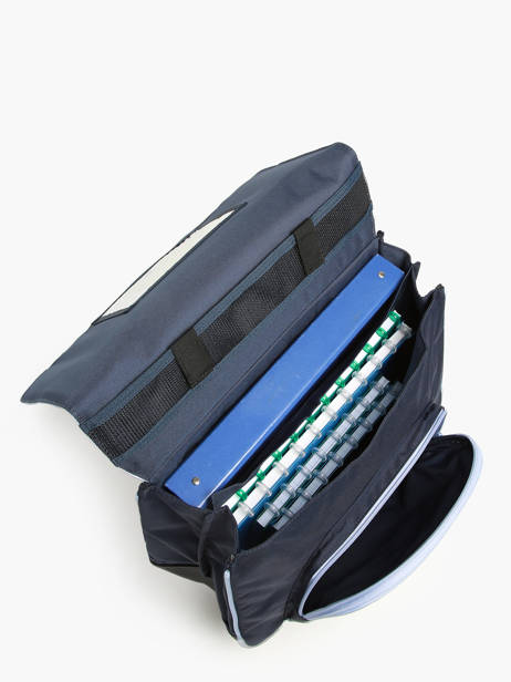 Boekentas Op Wieltjes 2 Compartimenten Tann's Blauw les fantaisies f 42249 ander zicht 3