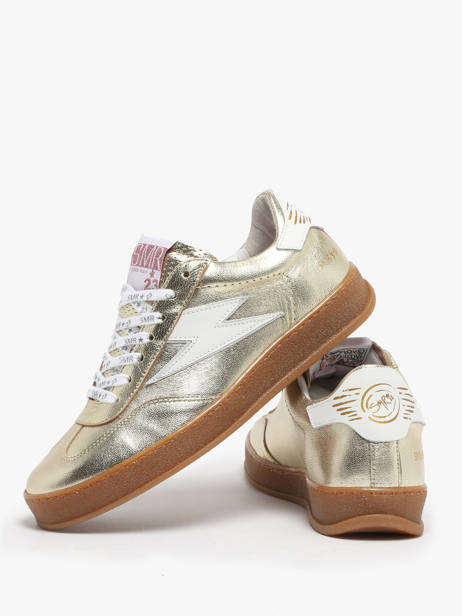 Sneakers Risy Uit Leder Semerdjian Goud women RISYA135 ander zicht 1