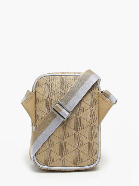 Cross Body Tas Lacoste Beige the blend NH4585BG ander zicht 4