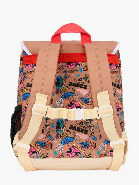 Rugzak Hello hossy Bruin cool kids 5 ander zicht 4
