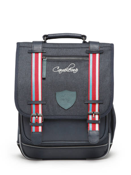Rugzak Vintage Urban 2 Compartimenten Cameleon Blauw vintage urban SD39 ander zicht 6