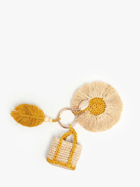 Sleutelhanger Soleil Raffia Vanessa bruno Veelkleurig charms 81V42969 ander zicht 1