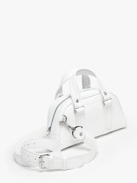 Cross Body Tas Vedette Leder Paul marius Wit vedette MINIBVED ander zicht 2