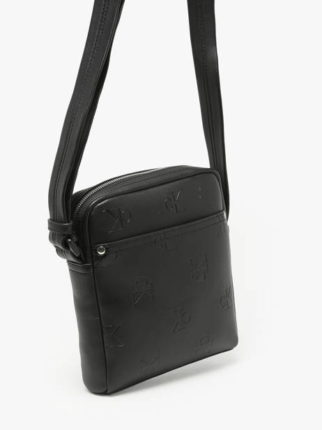 Cross Body Tas Calvin klein jeans Zwart monogram soft K512031 ander zicht 2